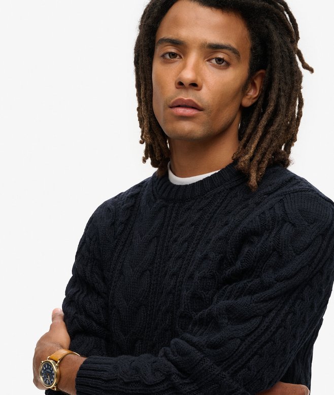 Superdry Jacob Cable Knit Jumper