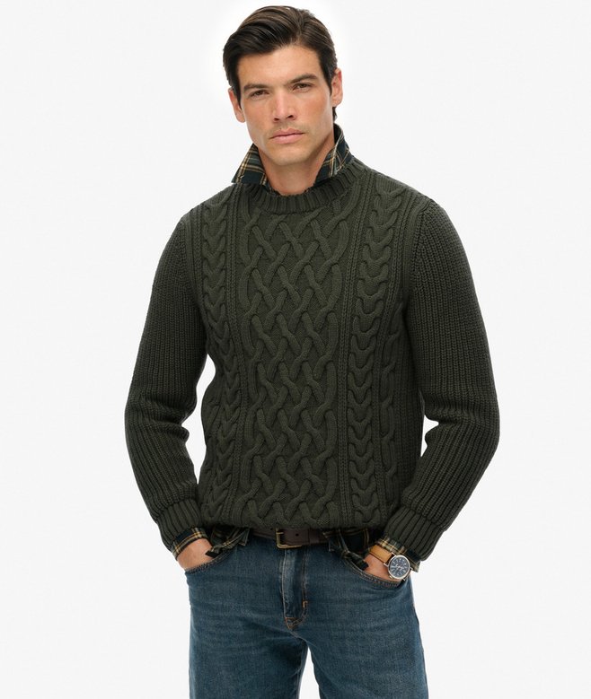 Superdry Jacob Cable Knit Jumper