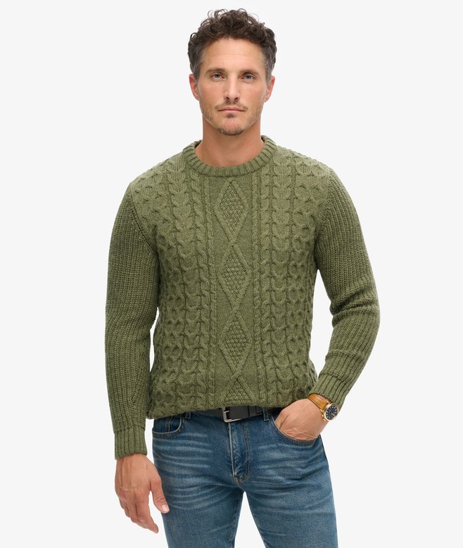 Superdry Jacob Cable Knit Jumper