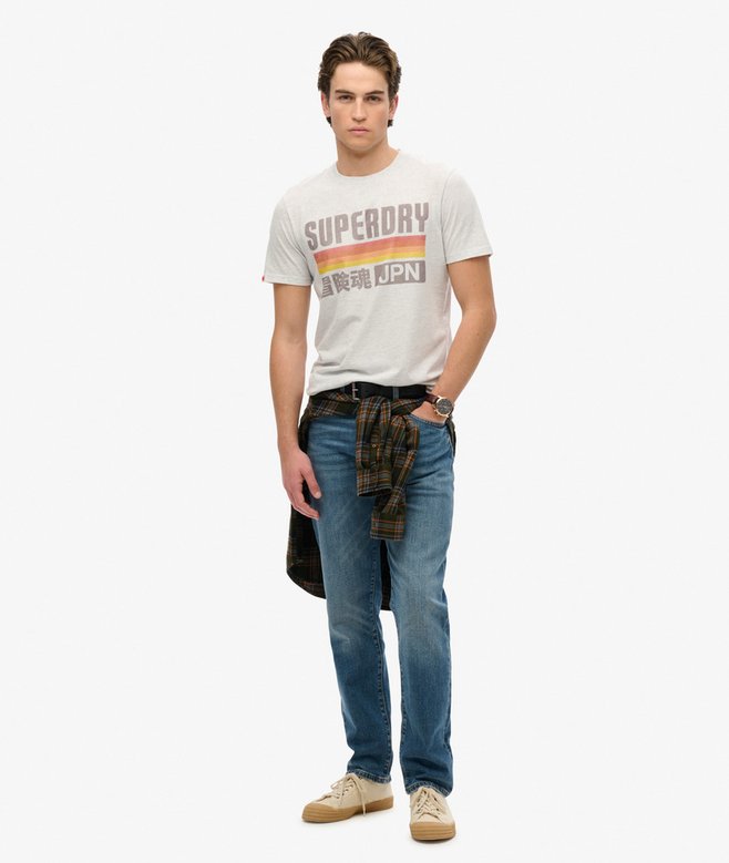 Superdry Japan Stripe Relaxed T-Shirt