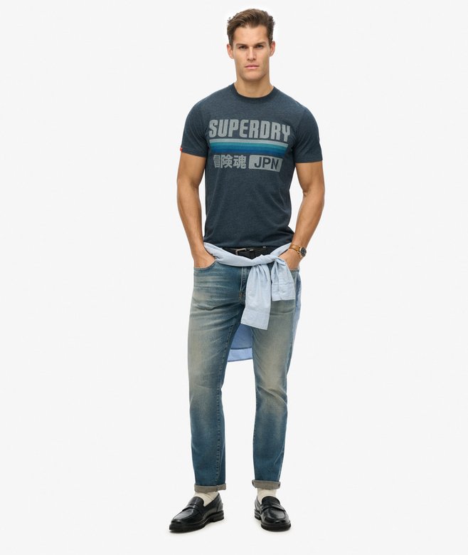 Superdry Japan Stripe Relaxed T-Shirt