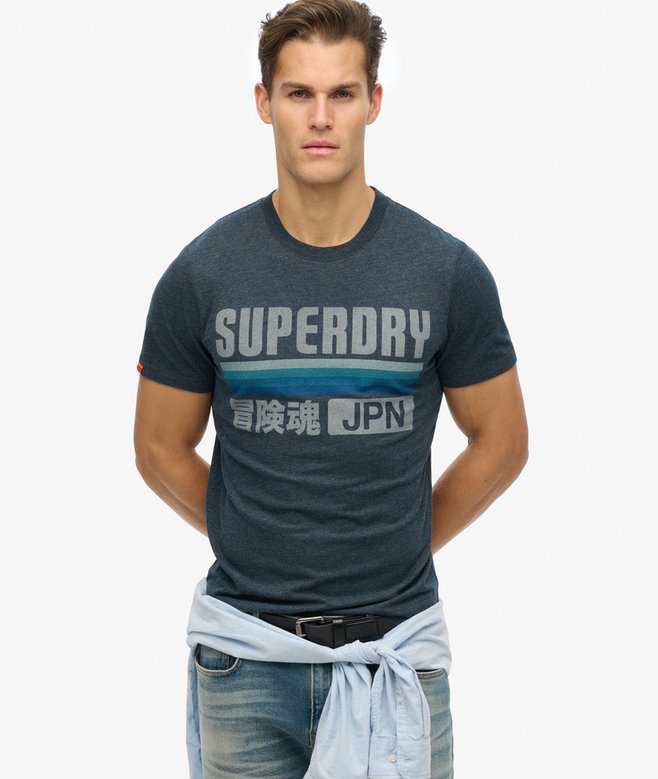 superdry Japan Stripe Relaxed T-Shirt