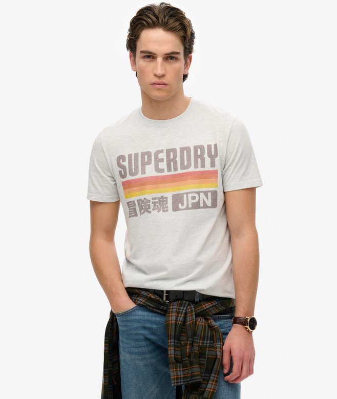 superdry Japan Stripe Relaxed T-Shirt