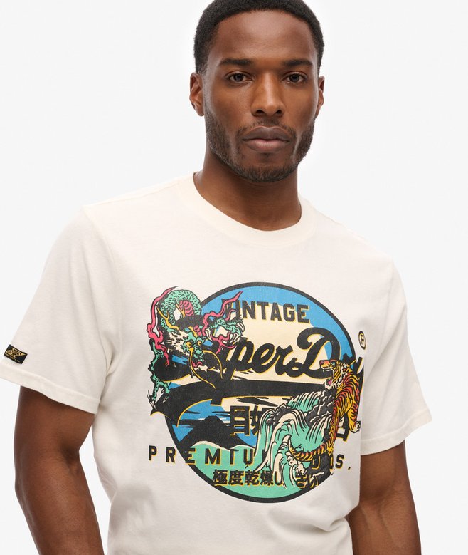 Superdry Japanese Vintage Logo Graphic T-Shirt
