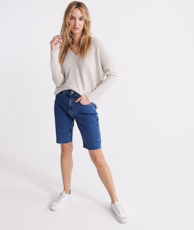 Superdry Kari Long Line Shorts