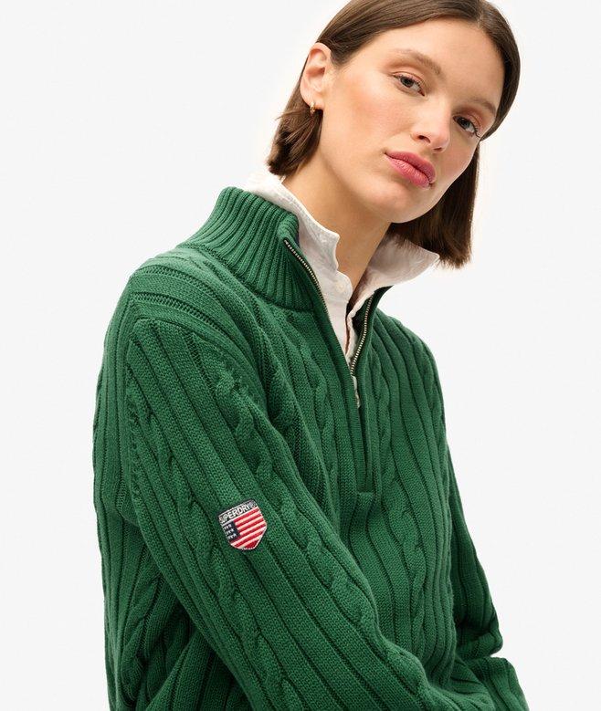 Superdry Knitted Rugby Henley Jumper