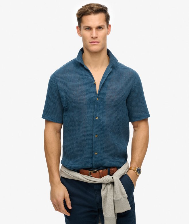 superdry Knitted Texture Shirt