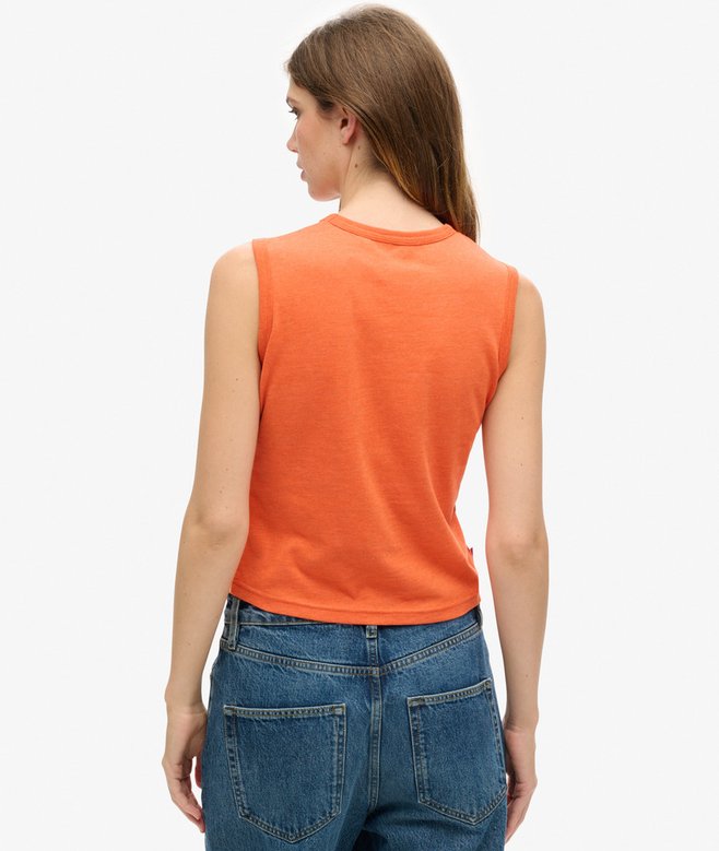 Superdry LA Vintage Logo Graphic Slim Vest Top