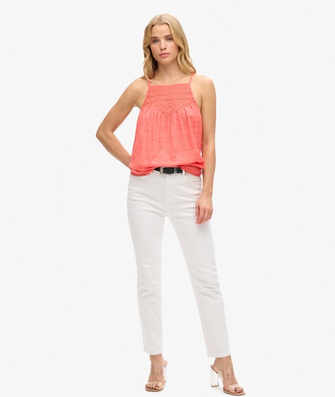 Superdry Lace Cami Beach Top