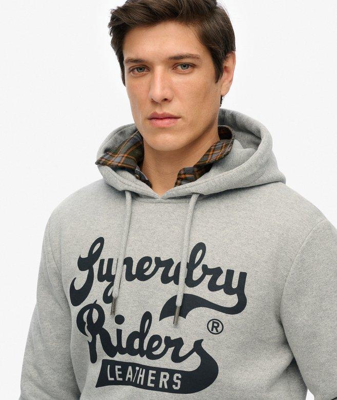 Superdry Leathers Hoodie