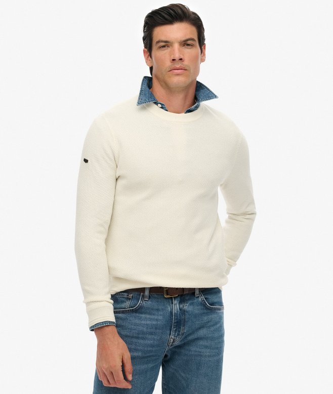 Superdry Light Weight Cotton Texture Jumper