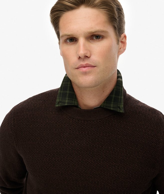 Superdry Light Weight Cotton Texture Jumper