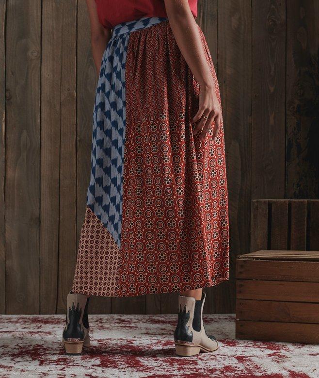 Superdry Limited Edition Dry Printed Midi Skirt