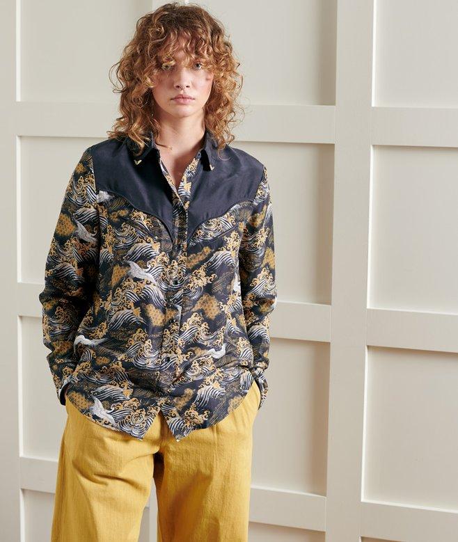 superdry Limited Edition Dry Printed Rodeo Shirt