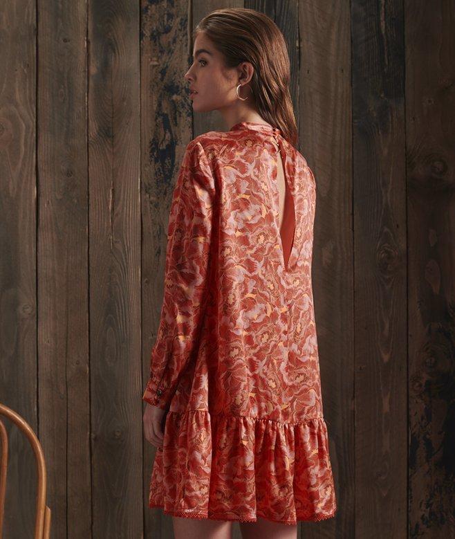 Superdry Limited Edition Dry Printed Silk Dress