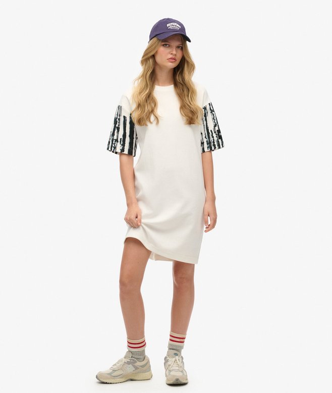 superdry Limited Edition SDX Heavy T-Shirt Dress