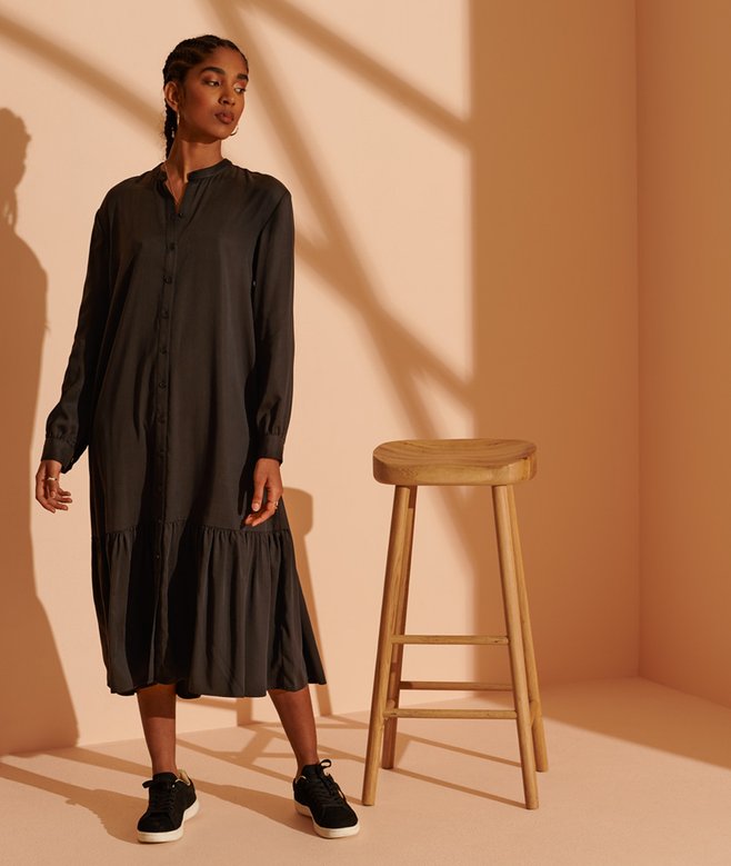 Superdry Limited Edition Tiered Shirt Dress