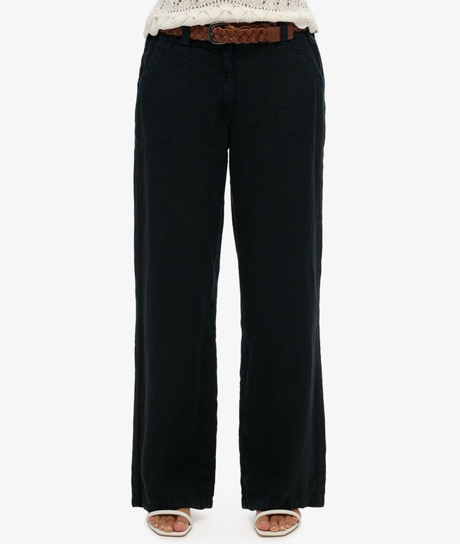 Superdry Linen Low Rise Pants