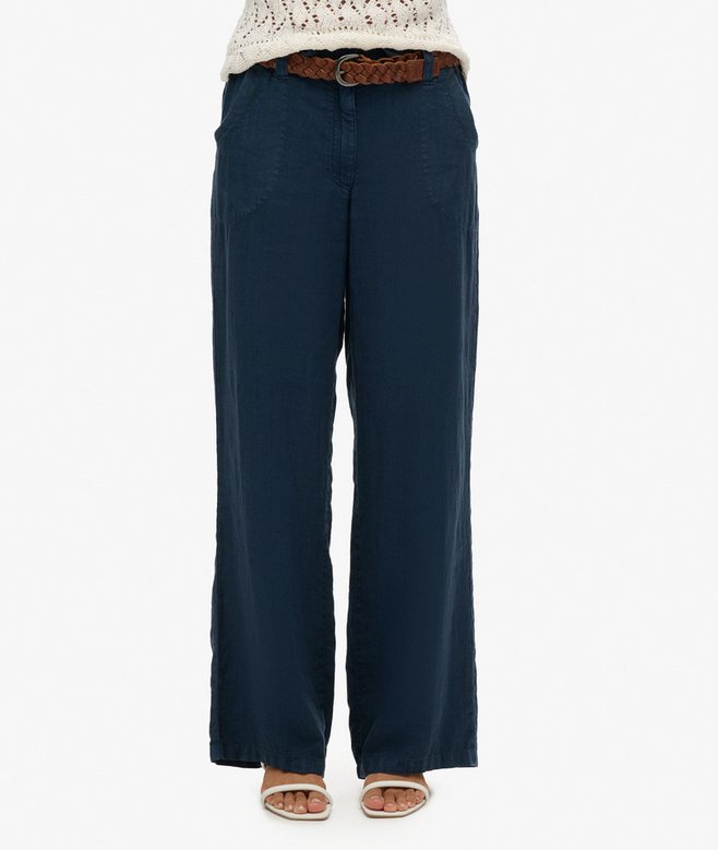 Superdry Linen Low Rise Pants