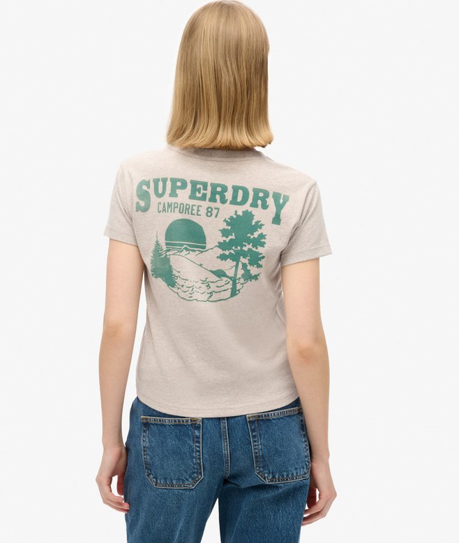 superdry Lo-fi Outdoor Fitted T-Shirt