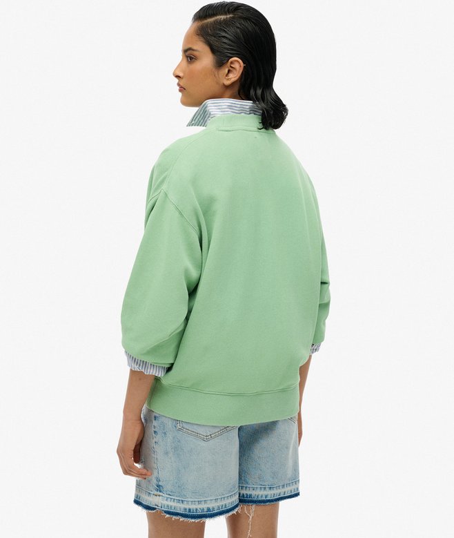 Superdry Lo-Fi Outdoor Mono Loose Crew Sweatshirt