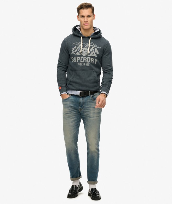 Superdry Lo-Fi Outdoor Mono Relaxed Hoodie