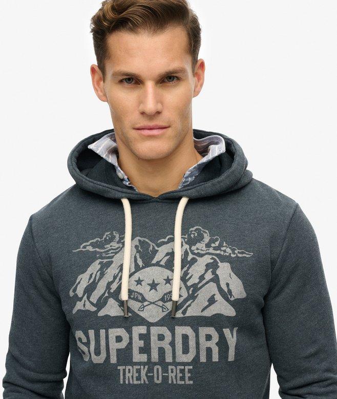 Superdry Lo-Fi Outdoor Mono Relaxed Hoodie