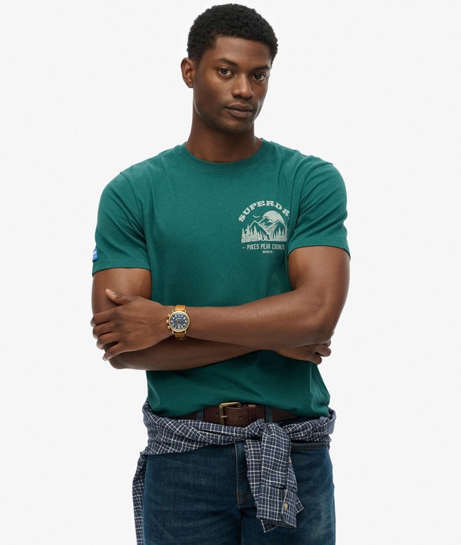 superdry Lo-fi Outdoors Chest T-Shirt