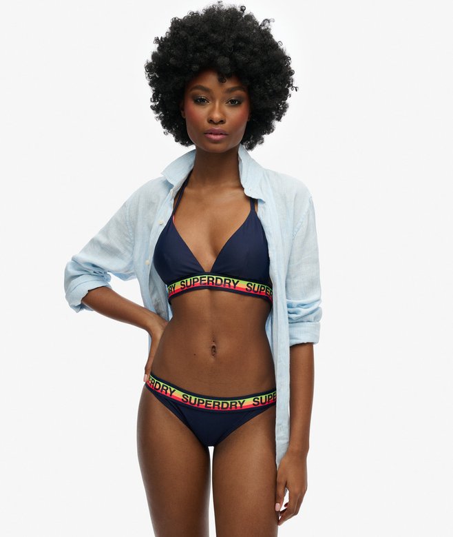 superdry Logo Triangle Bikini Top