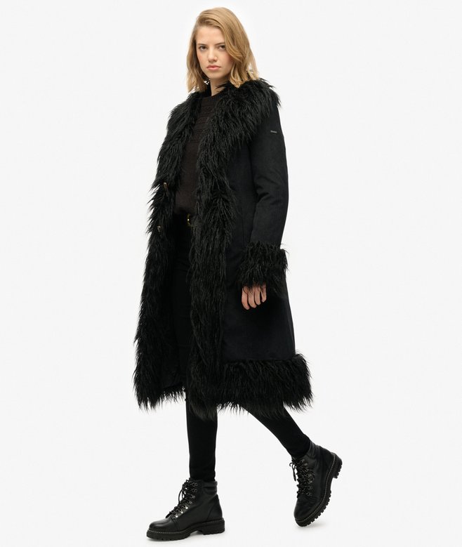 Superdry Long Afghan Coat