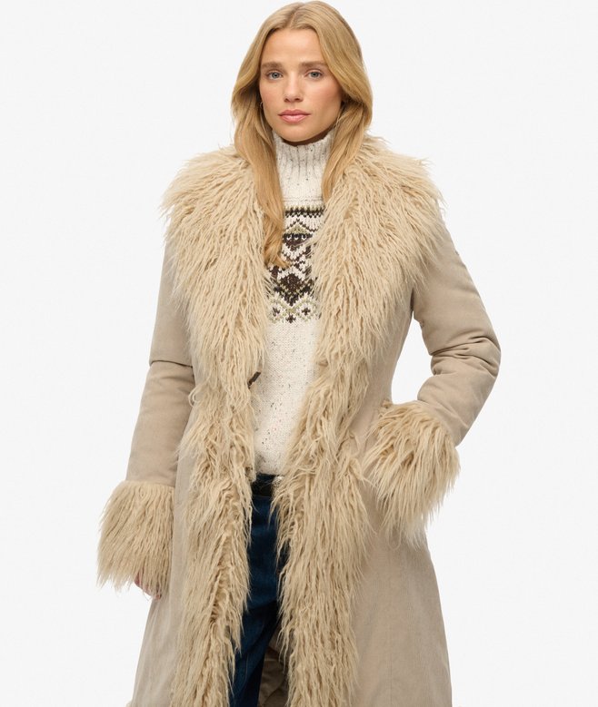 Superdry Long Afghan Coat
