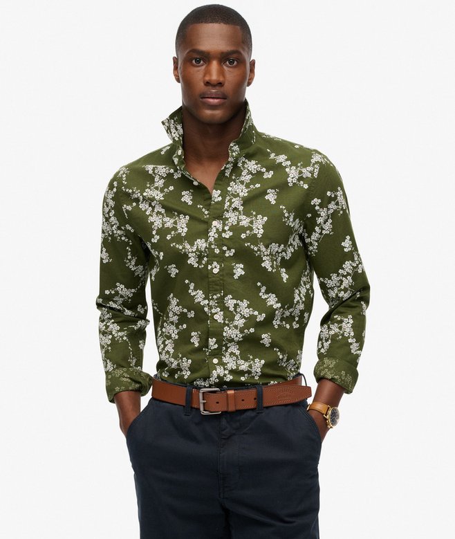 superdry Long Sleeve Beach Shirt