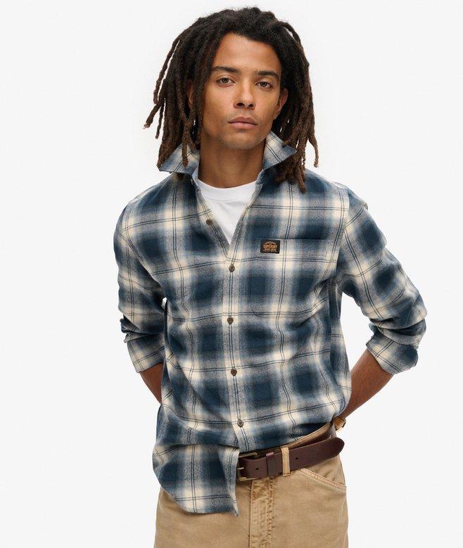 superdry Long Sleeve Cotton Lumberjack Shirt