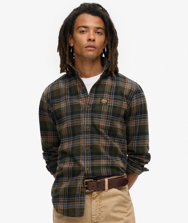 superdry Long Sleeve Cotton Lumberjack Shirt