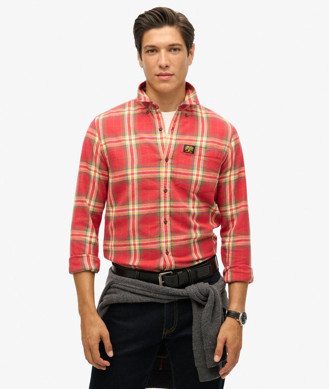 superdry Long Sleeve Cotton Lumberjack Shirt
