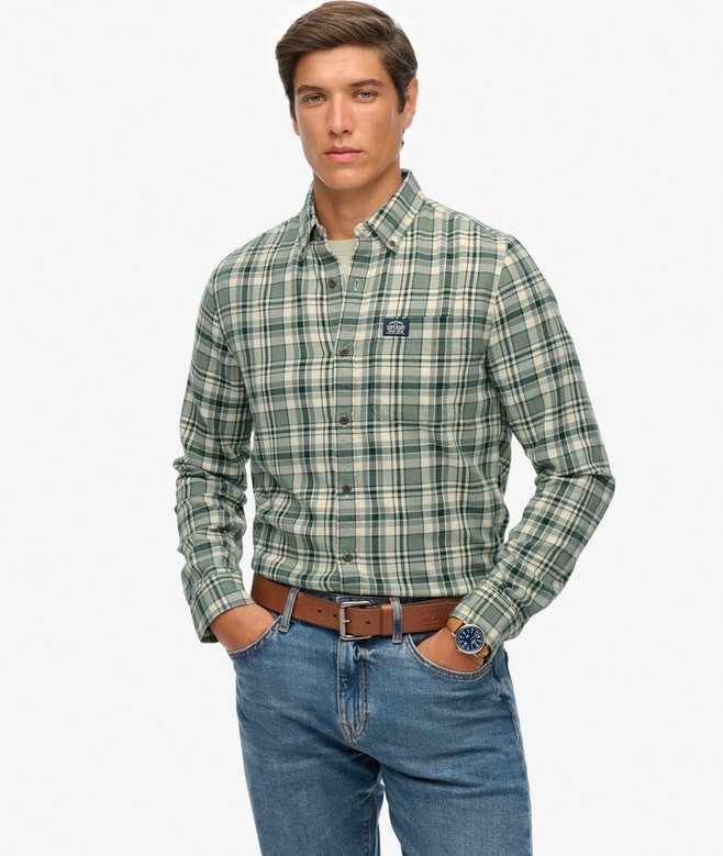 superdry Long Sleeve Cotton Lumberjack Shirt