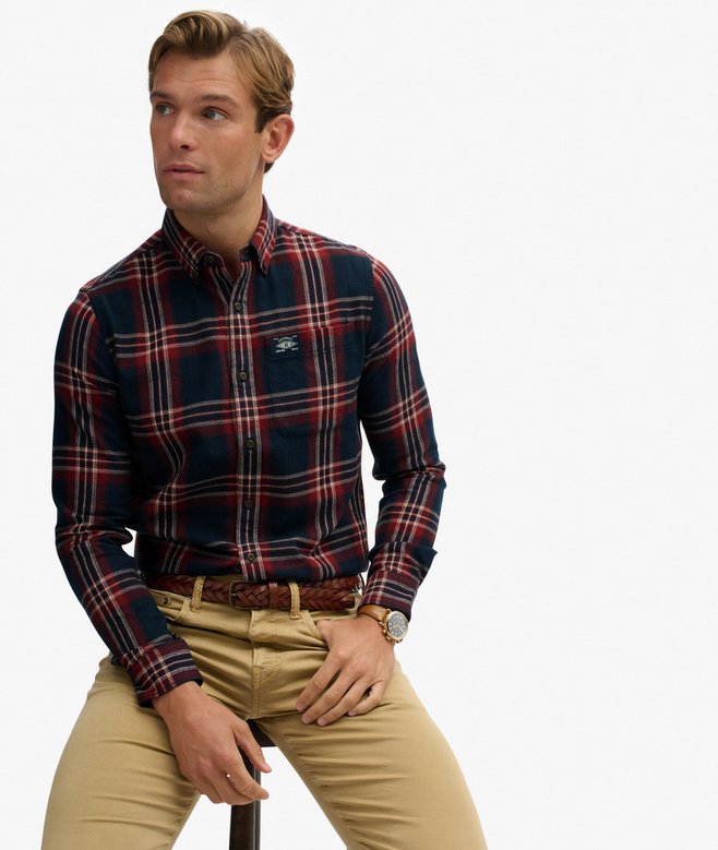 superdry Long Sleeve Cotton Lumberjack Shirt