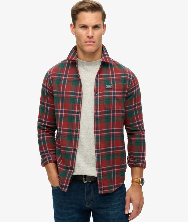 superdry Long Sleeve Cotton Lumberjack Shirt