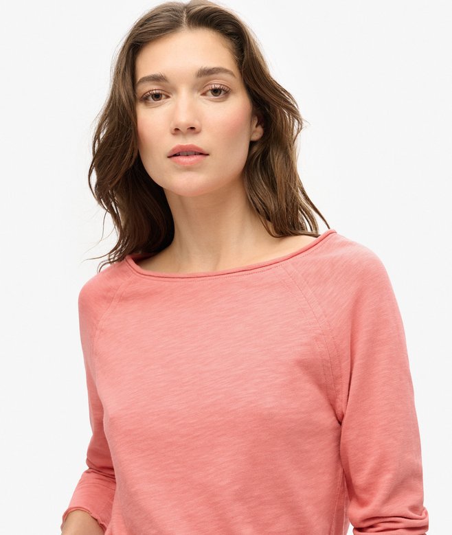 Superdry Long Sleeve French Terry Top