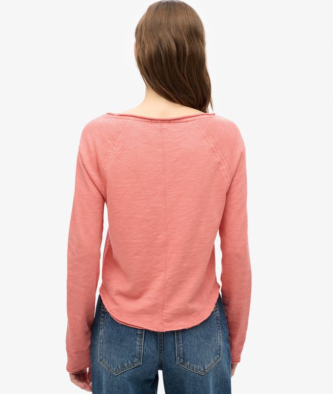 Superdry Long Sleeve French Terry Top