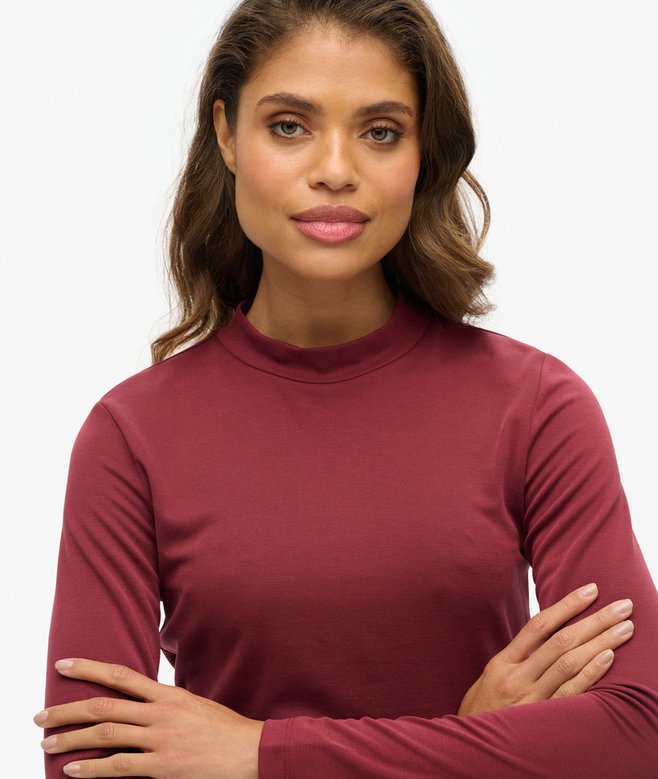 Superdry Long Sleeve Open Back Top