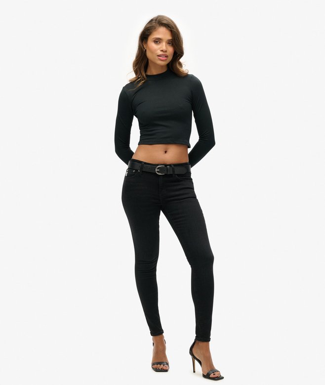 Superdry Long Sleeve Open Back Top