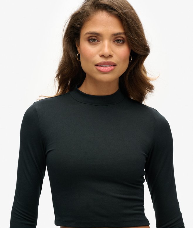 Superdry Long Sleeve Open Back Top