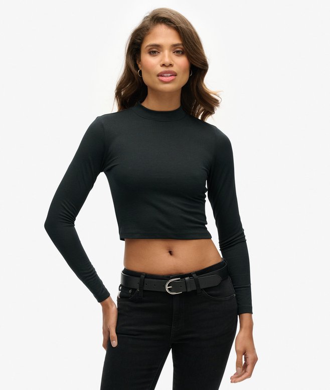 Superdry Long Sleeve Open Back Top