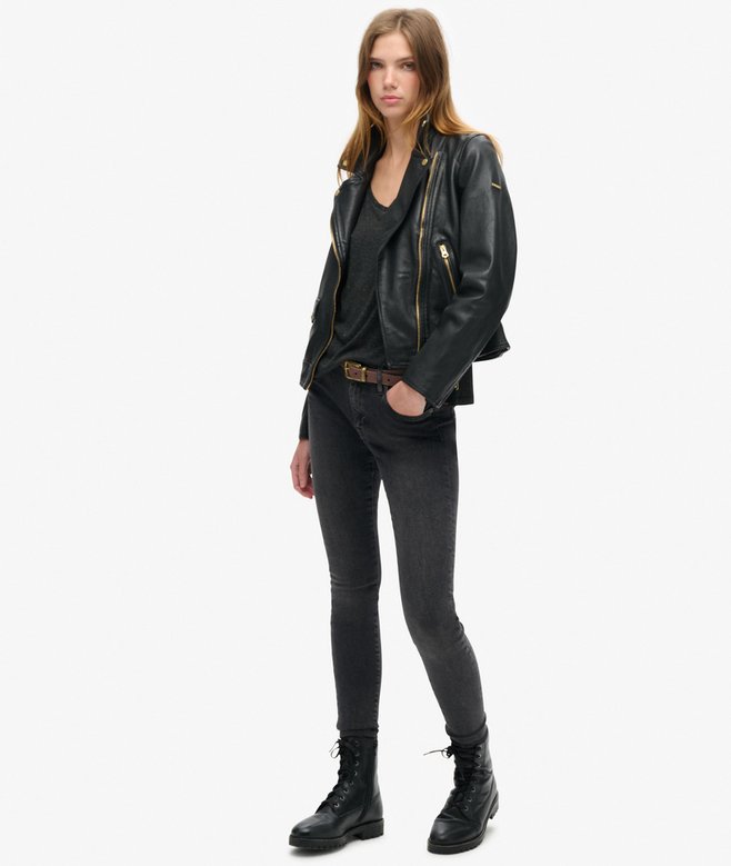 Superdry Long Sleeve V Neck Jersey Top