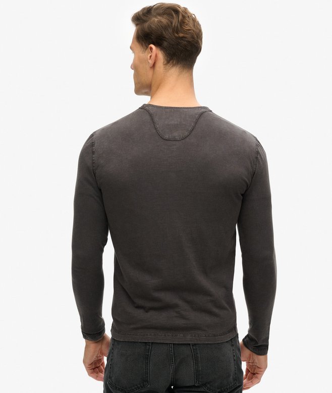 Superdry Long Sleeved Jersey Grandad Top