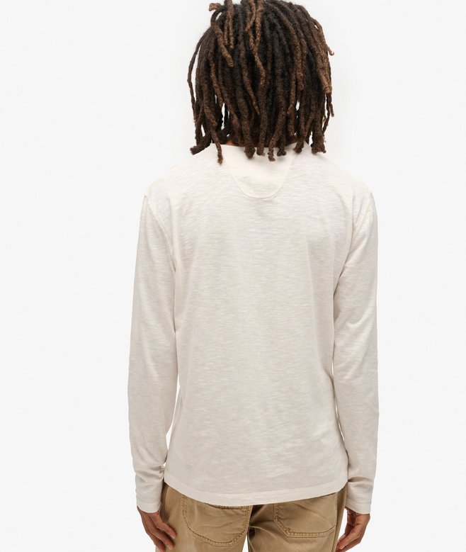 Superdry Long Sleeved Jersey Grandad Top