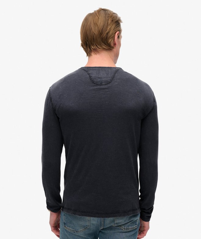 Superdry Long Sleeved Jersey Grandad Top