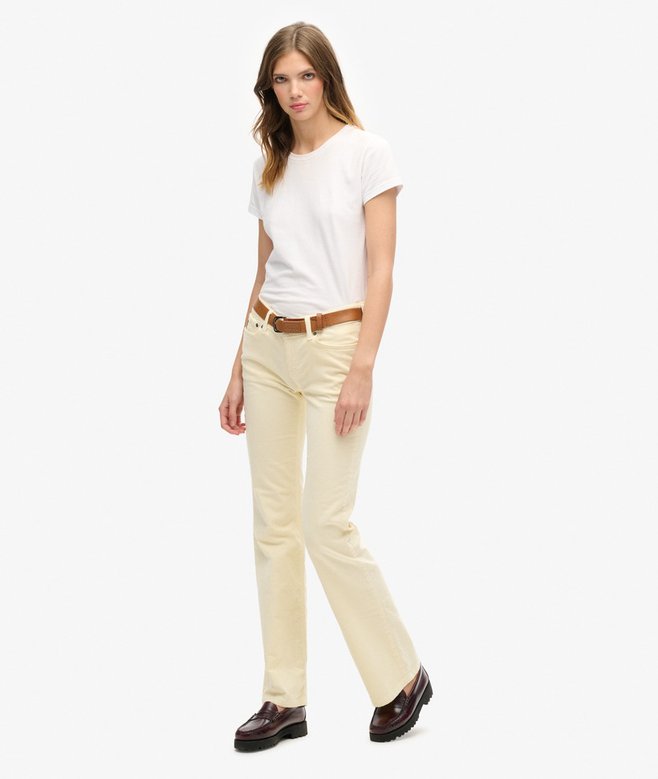 Superdry Low Rise Cord Flare Jeans