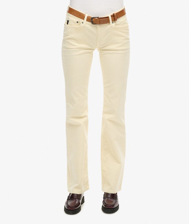 Superdry Low Rise Cord Flare Jeans